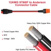 Jingzan Upgraded 2PCS XT60i to Anderson Adapter,12AWG 2FT Anderson to