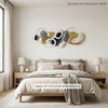 Axioglo 59" Large Wall Decor,3D Abstract Metal Wall Art for