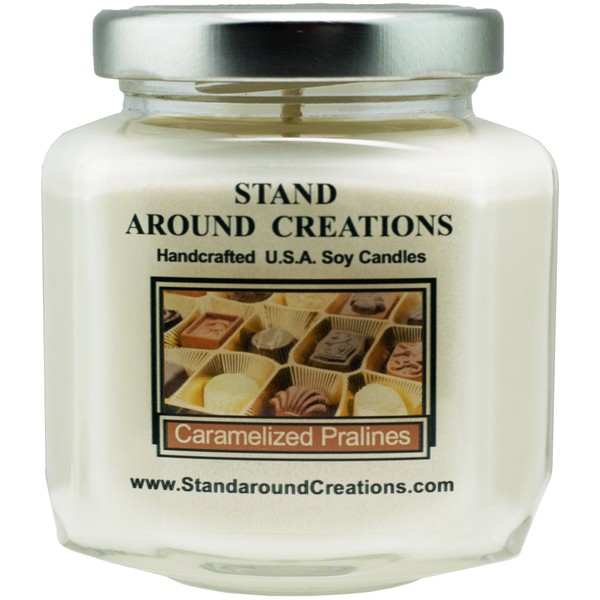 Premium 100% Soy Wax Candle - 6 - oz. Hex