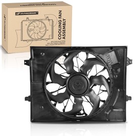 A-Premium Engine Radiator Cooling Fan Assembly Compatible with Select Hyundai & Kia Models - Sonata 2016-2017, Optima 2017-2020, 2.0L - Replace# 25380E6000