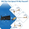 PROOX All Metal Tub Spout with Diverter Oil Rubbed Bronze,