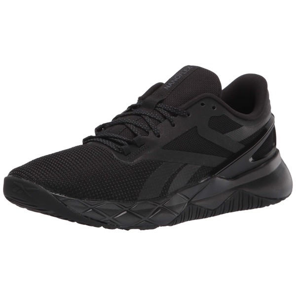 Reebok Men's Nanoflex Cross Trainer, Core Black/True Grey, 8