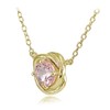 Plata de Ley Chapados en oro amarillo imitación Gemstone 6