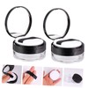 Outanaya 2sets Portable Loose Powder Boxes Elastic Mesh Sub Boxes
