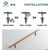 Handrail Brackets Wall Mounted Antique Brass Zinc Stair Railing Support