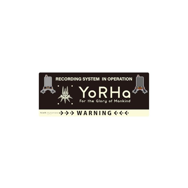 NieR: Automata Version 1.1a High Luminous Dash Cam Sticker YoRHa