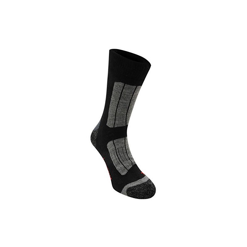 Karrimor Mens Trekking Socks Two Pack Black Mens 7-11