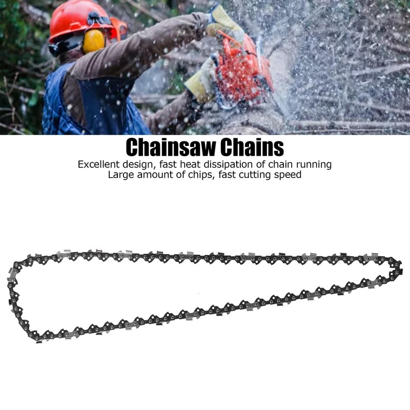 3Pcs Chainsaw Chain Universal Part 3/8in Pitch 1.3mm Middle Guide