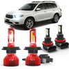 MNWHUC For 2008 2009 2010 Toyota Highlander,High Low Beam Fog