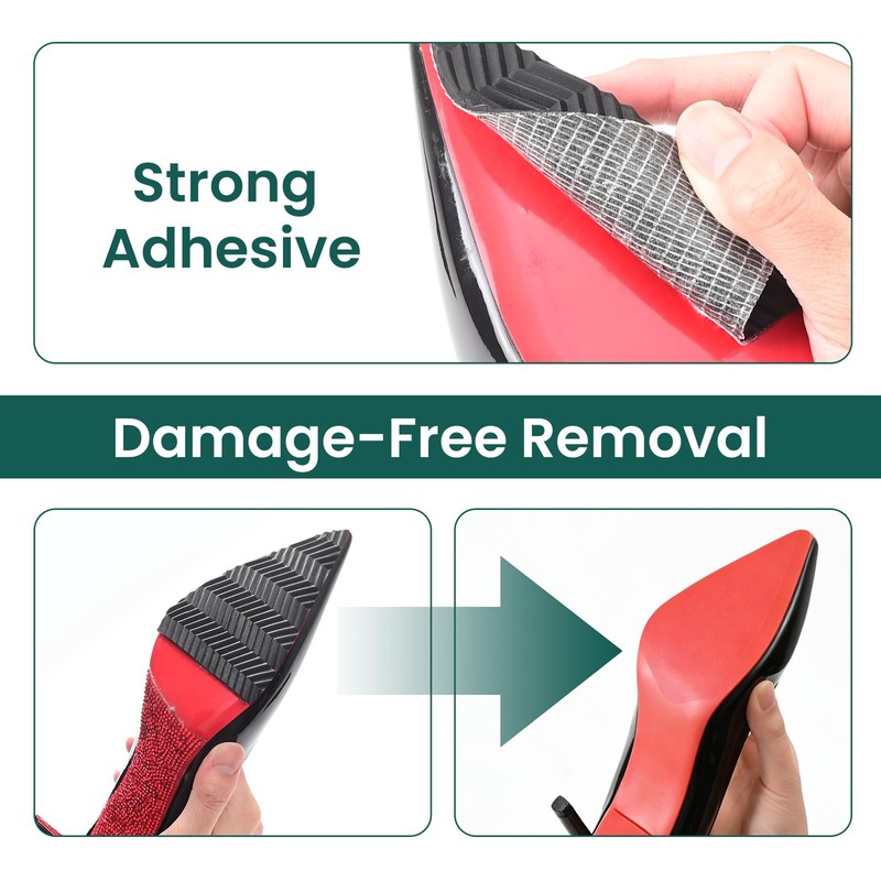 Shoe Sole Protector, Anti-Slip Shoe Sole Grips for Bottom of