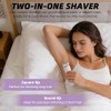 2-in-1 Electric Razor for Women, Portable Travel Size