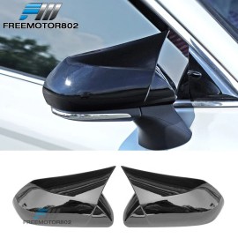 FREEMOTOR802 Fits 25-26 Toyota Camry XV80 9th Gen M Style Gloss Black ABS Mirror Covers Pair