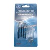 New 7Pcs 0.7mm-3mm Mini Hexagon Allen for Key Set Wrench