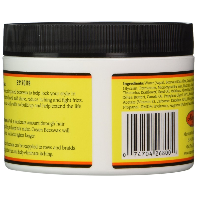 Murray's Beeswax, Cream, 6 Ounce