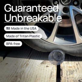 Drinique Unbreakable Coupe Champagne Glasses (Set of 4) 8oz Classic Shatterproof, Reusable, Coupe Glass - Clear