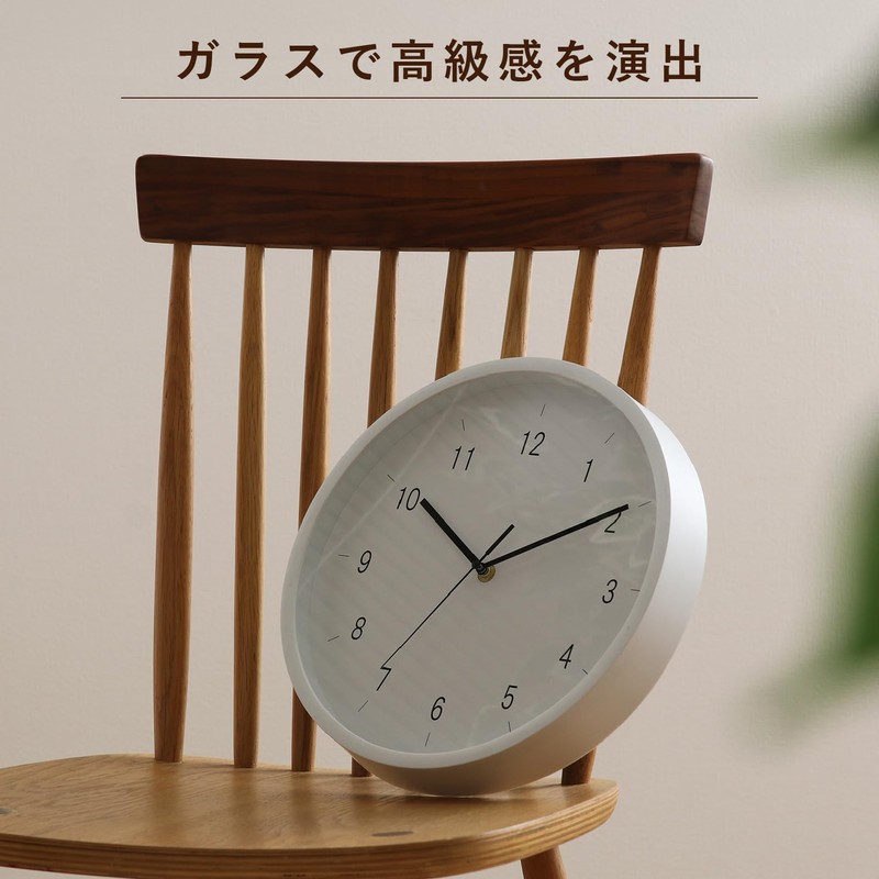 Fuji Boeki Enkel Wall Clock, Diameter 11.8 inches (30 cm),