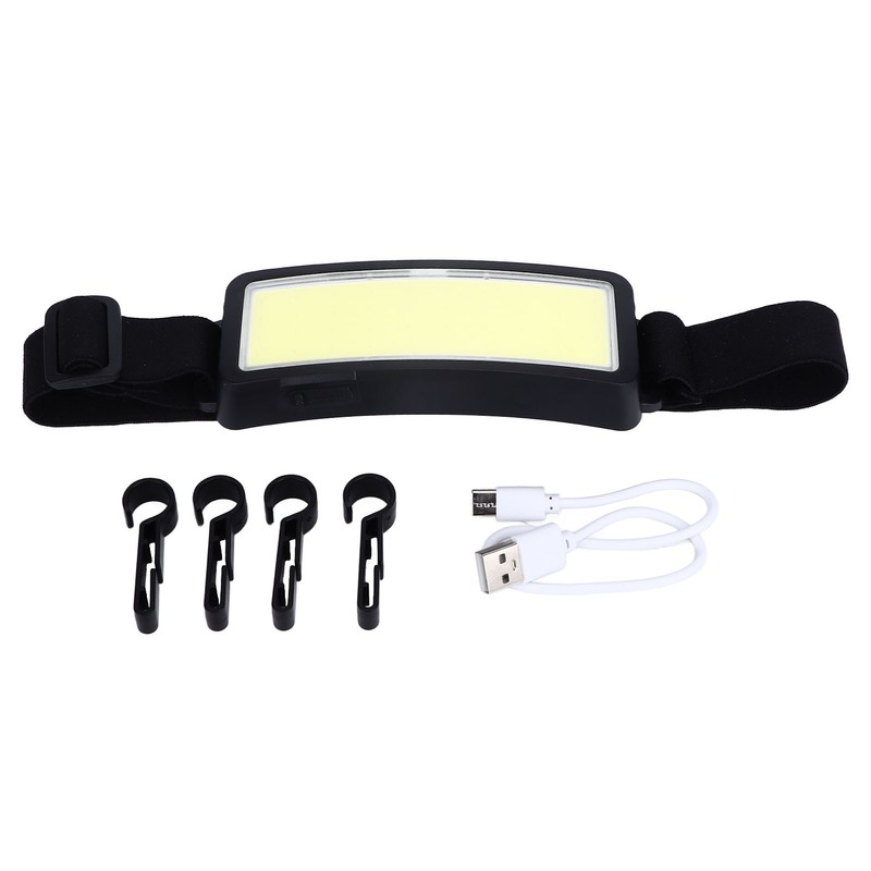 LED Headlight USB Charging IP64 Waterproof Adjustable Floodlight Head Lamp