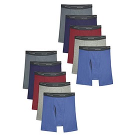 Fruit of the Loom Men's Super Value Boxer Briefs 5+5pk - M, Men's, Size: Medium, Multicolored