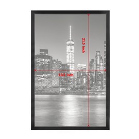 Annecy 19.25x26.75 Picture Frame Black（1 Pack）, 19.25 x 26.75 Picture Frame for Wall Decoration, Classic Black Minimalist Style Suitable for Decorating Houses, Offices, Hotels