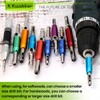 9PCS Hinge Drill Bit Set with Automatic Center Punch, Self