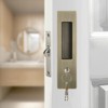 Hoconnie 6.3” Keyed Pocket Door Hardware Invisible Door Lock Barn