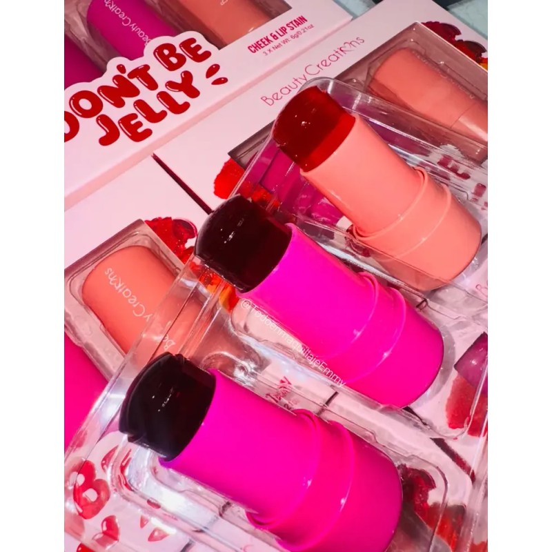Set 3 Tintas Labial Mejilla Dont Be Jelly Beauty Creations®