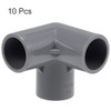 TA-VIGOR 10Pcs 20mm PVC Pipe Fittings, 3 Way Elbow Tee