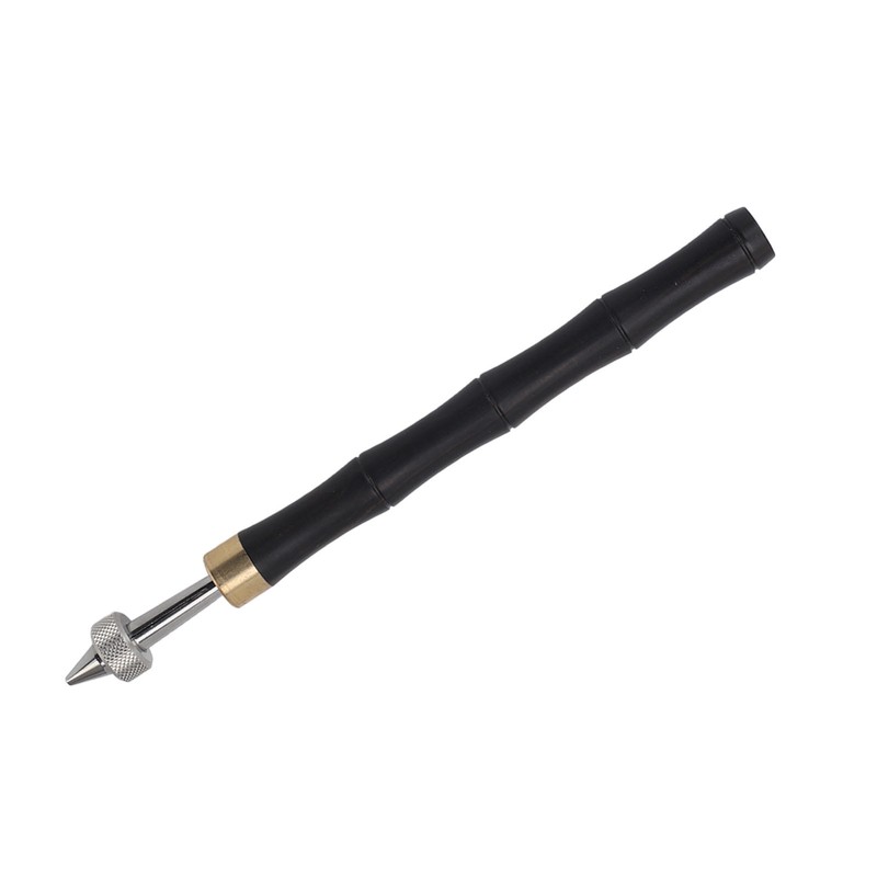 Pin Vise Hand Drill Wooden Handle Comfortable Grip Portable Pin