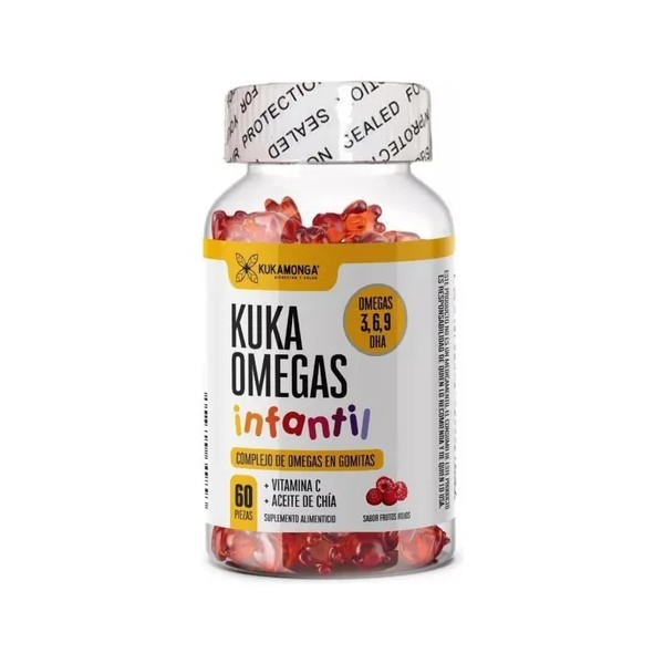 Kuka Omega Dha Omega 3 60 Gomita Niños Memoria Concentración