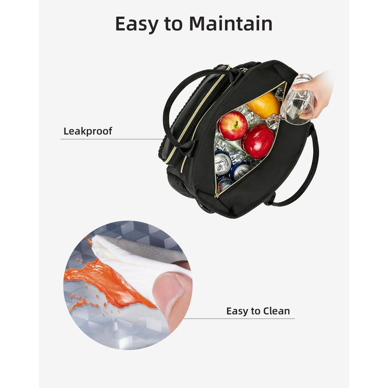 Lunch Box for Women Large Insulated Tote Lunch Bag