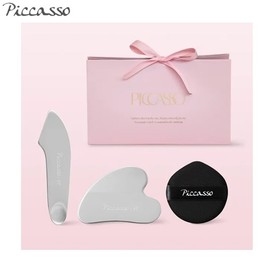 PICCASSO Spatula + Puff Set 3items, Type:2way Set