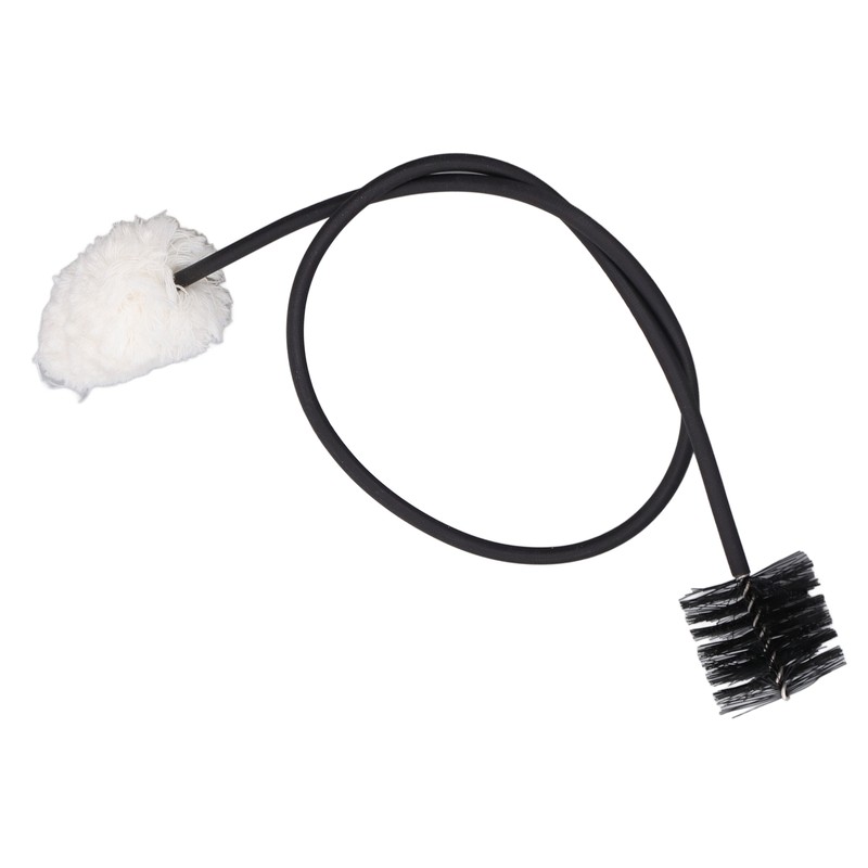 Saxophone Neck Cleaning Brush 50cm Bendable Metal Cotton Thread and