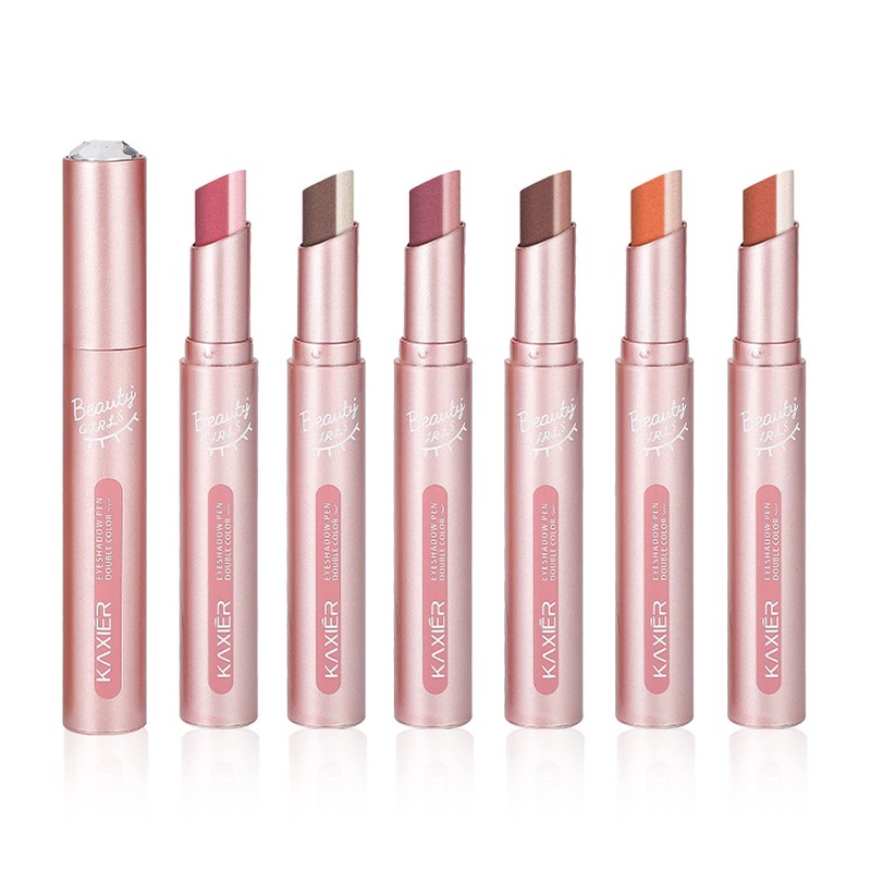 Kaxier Double Color Eyeshadow Stick 1.9gx2 Eyeshadow 03# Auburn