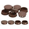 sourcing map 12Pcs 35mm(1-3/8") Nylon Hole Plugs, Flush Type Panel