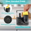 Dual Hand & Dish Soap Dispenser for Kitchen Sink, 4-in-1