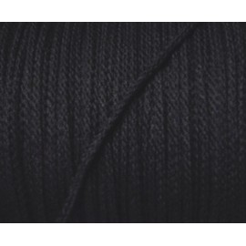 5 m Baumwollkordel 3 mm schwarz