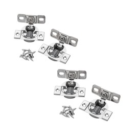 Blum Compact Bluemotion - Bisagra de superposición (1-3/8"), 2 Pairs (4 Hinges), Nickle