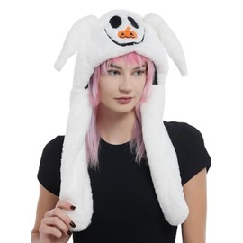 Hot Topic The Nightmare Before Christmas Zero Tassel Beanie With Movable Ears MULTI NONE