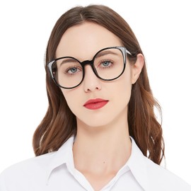 OCCI CHIARI 3.5 Reading Glasses for Women Wide Readers High Power(1.0 1.25 1.5 1.75 2.0 2.25 2.5 2.75 3.0 3.5)