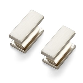 JOY DECOR 10 Pack Brushed Nickel Cabinet Knobs Kitchen Handles for Cabinets Single Hole Kitchen Cabinet Door Handles Cabinet Pulls Silver for Kitchen Cabinets and Dresser Drawers