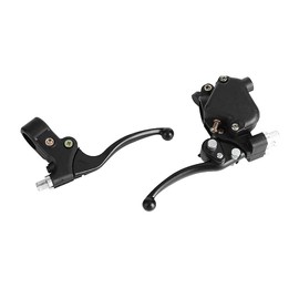 Pair of 22 mm Left Right Thumb Throttle Brake Lever Fit For Mini Moto Quad Pit Bike ATV (Flexible and Adjustable)