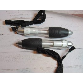 TERZETTI Set of  2 CLEAR Fat Pens with Large Grips: Ideal for Elderly Hand or Tremors