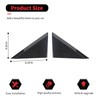RT-TCZ Carbon Fiber A Pillar Window Triangle Trim Cover Decoration