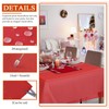 XHDA 6 Pack Red Party Table Cloth 54" x 108",