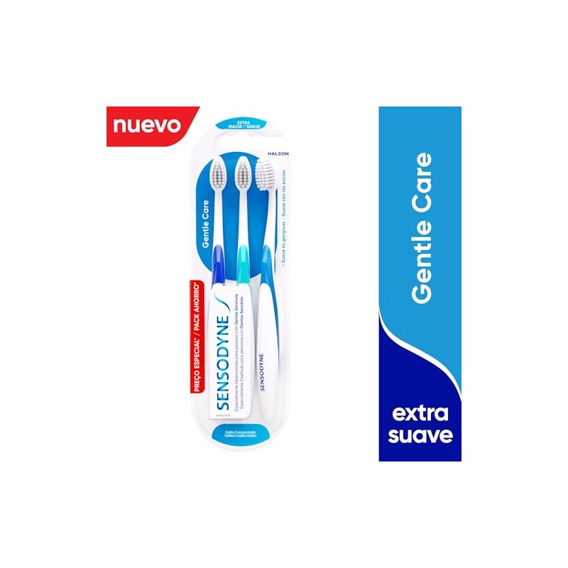Sensodyne Cepillo de Dientes para Dientes Sensibles Cuidado Delicado, Suave,