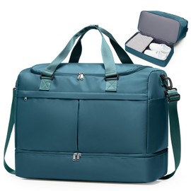 Weekender Bags for Women, Large Travel Duffle Bag with Shoe Compartment
