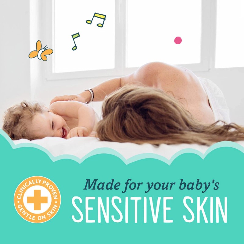 Seventh Generation Baby Wipes Unscented 64 Count Gentle Hypoallergenic Care