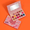 Paleta De 18 Sombras Mate Y Satinadas Queen Hearts, Lure