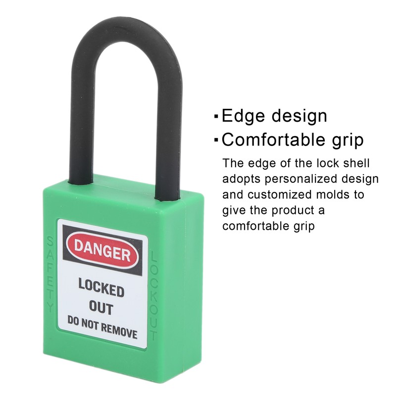 10Set 38mm/1.5in Safety Padlock Engineering Insulation DustProof for Factories Construction
