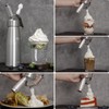 CURTA Professional Whipped Cream Dispenser, Premium Aluminium Cream Whipper, Cream